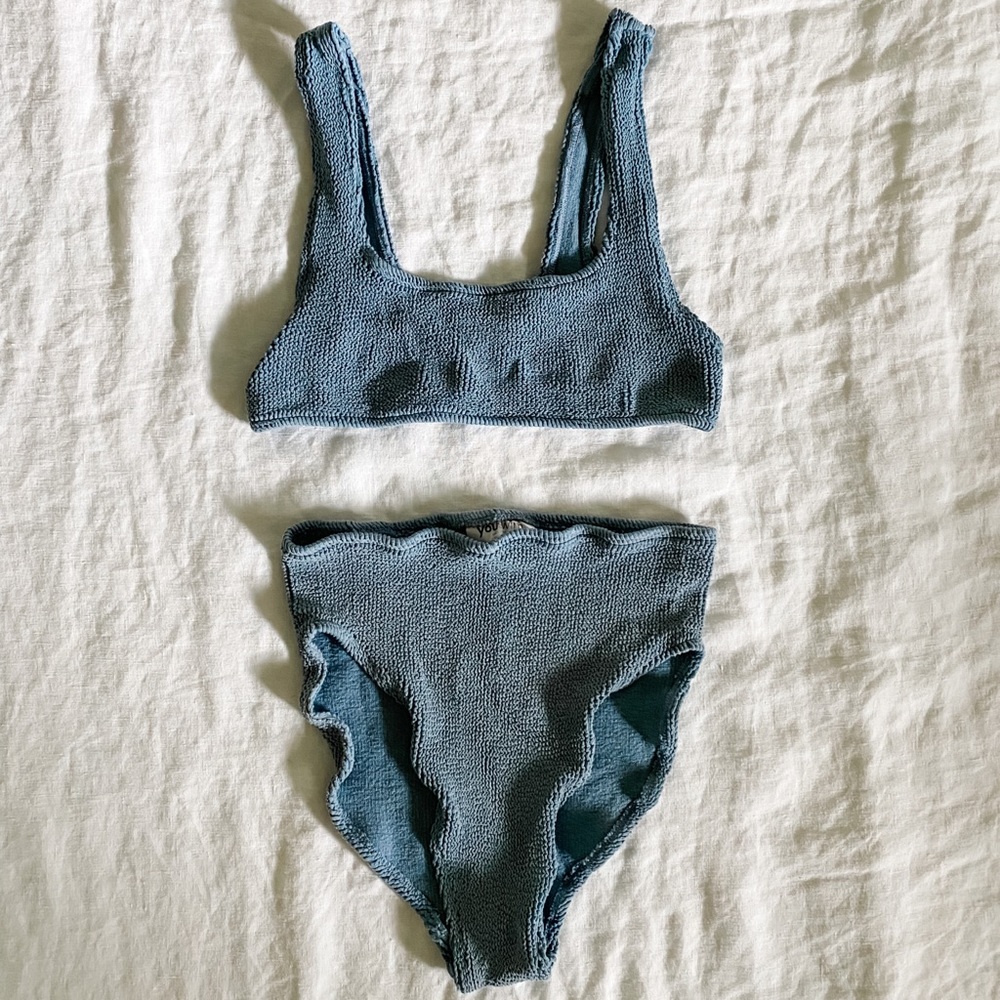 You Swim Aplomb High Waist Two Piece in Plume
